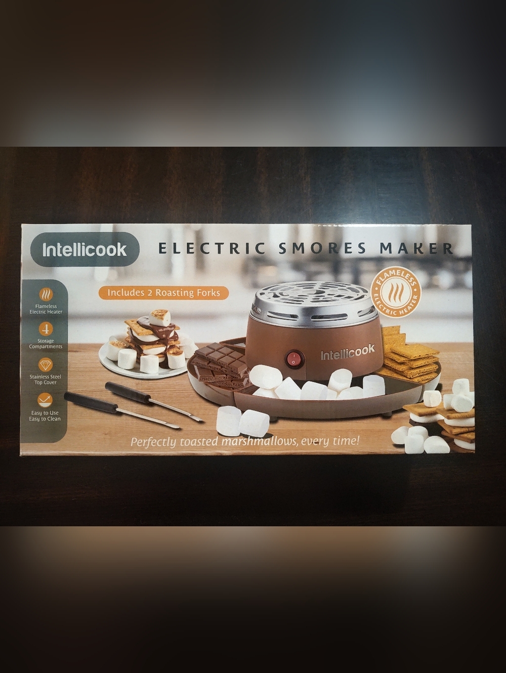 NEW Intellicook S'mores Maker W/ Roasting Forks